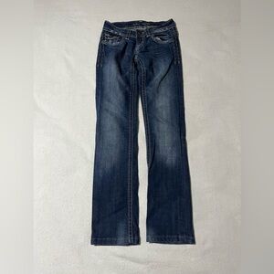 MEK Denim Women's 24x29 Jakarta Boot Cut (Looks Straight) Jeans